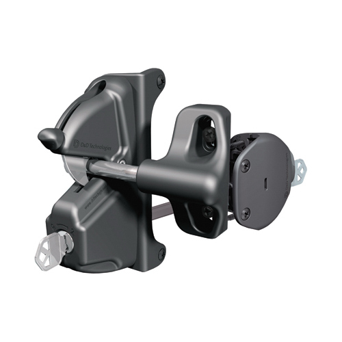 Gate Latch 1" H X 5.4" W Polymer Automatic Black