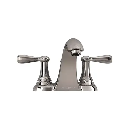 American Standard 7764F Marquette Series Bathroom Faucet, 1.5 gpm, 2-Faucet Handle, Metal, Lever Handle, Mid Arc Spout Chrome