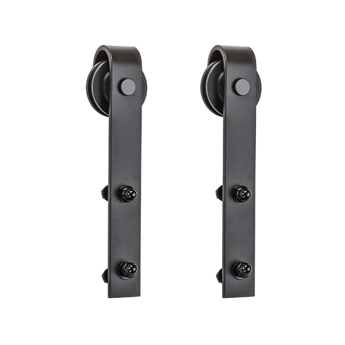 1040 Sliding Door Strap Hangers Pair Oil Rubbed Bronze