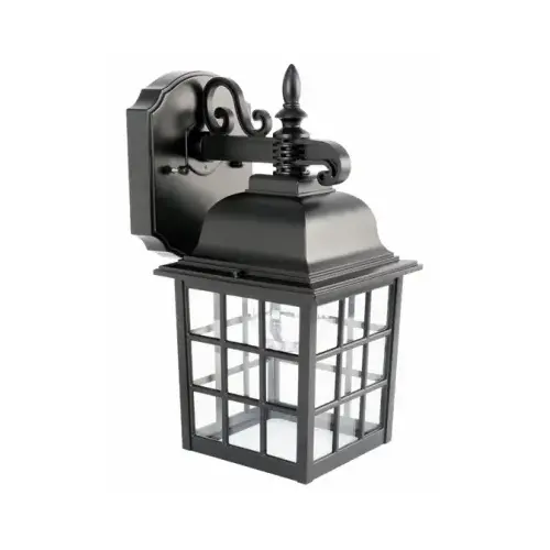 Feit Electric 73897 Outdoor Security LED Lantern, 11-Watts, 8-In. Black - pair