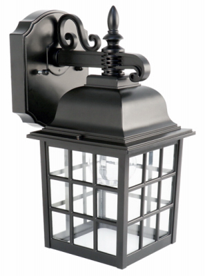 Feit Electric 73897 Outdoor Security LED Lantern, 11-Watts, 8-In. Black  pair