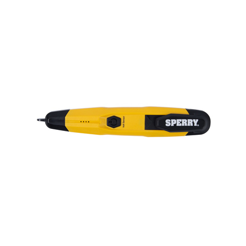 Detector with Flashlight, LED Display, Functions: AC Voltage, Yellow