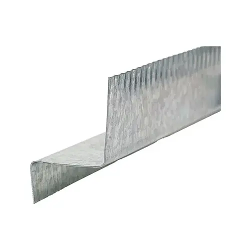 Drip Edges .5" W X 10 ft. L Galvanized Steel Silver Silver