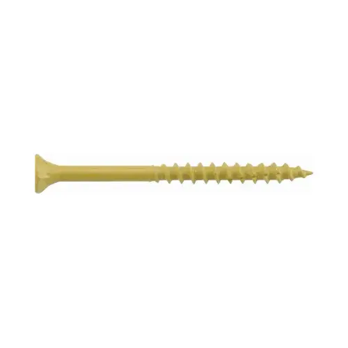 Exterior Deck Screws No. 8 X 2" L Star Flat Head Tan