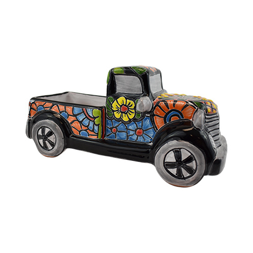 Avera Products APG122050-XCP2 Planter 5" H X 11" W Ceramic Vintage Truck Multicolored Multicolored - pack of 2