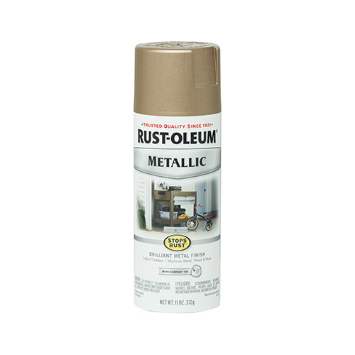 Spray Paint Stops Rust Metallic Rose Gold 11 oz Rose Gold