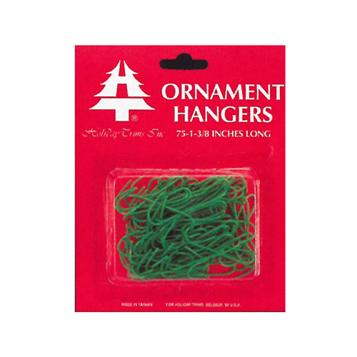 Holiday Trims 3928000 Indoor Christmas Decor Green Ornament Hooks Green