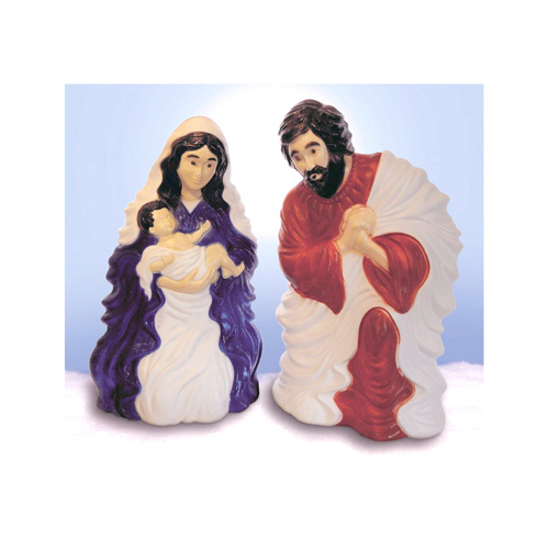 Union Products 74100 Christmas Decoration Multicolored Nativity Blow Mold Set Multicolored