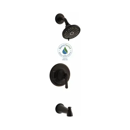 Tub and Shower Faucet 1-Handle Oil Rubbed Bronze Oil Rubbed Bronze