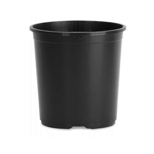 HC Companies NSR003G0G18 Flower Pot 9" H X 10-1/2" W X 10.5" D Plastic Basic Black Black