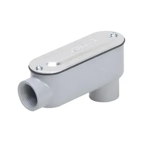 Rigid/IMC Conduit Fitting, Oval Thread Body, Die-Cast Aluminum, 2-In.