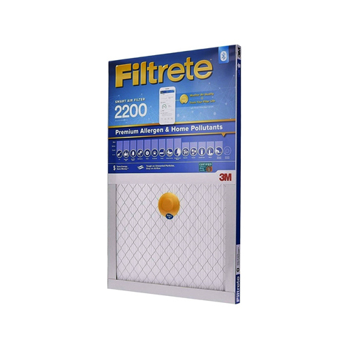 Smart Air Filter, 25 in L, 20 in W, 13 MERV