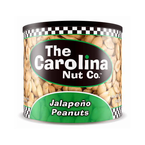 The Carolina Nut Company 11045-XCP6 Peanuts Jalapeno 12 oz Can - pack of 6