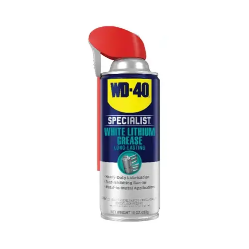 WD-40 300615 Specialist 10 Oz. Aerosol White Lithium Grease