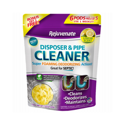 Garbage Disposal & Drain Cleaner Pod 6 pk