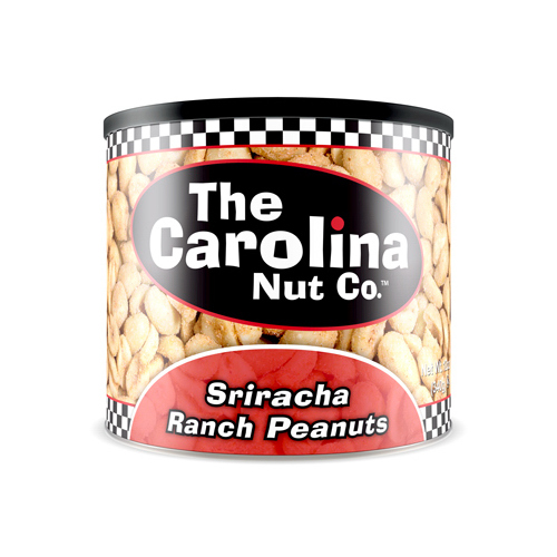 The Carolina Nut Company 11058 Peanuts Sriracha Ranch 12 oz Can