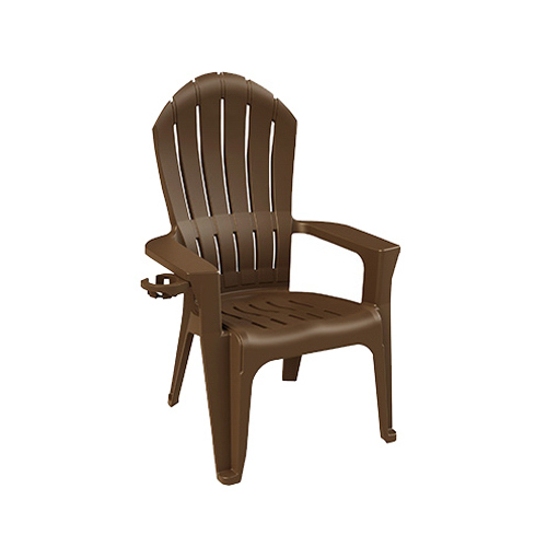 Adams 8390-60-3700 Chair Big Easy Earth Brown Polypropylene Frame Adirondack