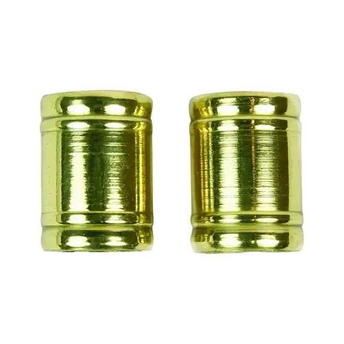 Lamp Coupling, Brass Pair Gold