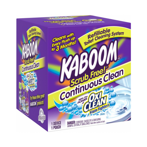 Kaboom 35113 Toilet Bowl Cleaner Scrub Free Clean Scent 1.38 oz Tablet
