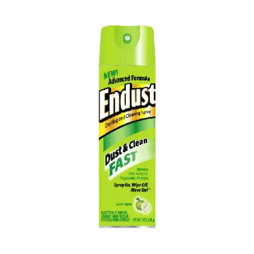 ENDUST 507040-1 No-Wax Cleaning & Dusting Spray, Green Apple, 10 oz.