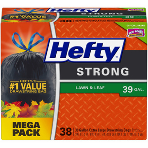 Buy Hefty Strong Lawn & Leaf Bag 39 Gal., Black