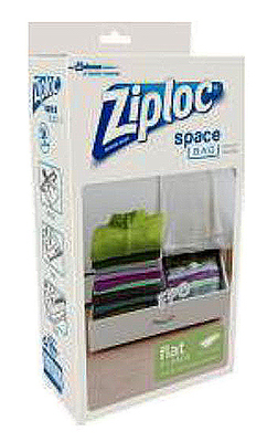 ZIPLOC 70422 Storage Tote Space Bag 33.5" H X 21.5" W X 21.5" D Clear