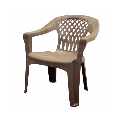 Adams 8248-96-3700 Chair Big Easy Portobello Polypropylene Frame Stackable