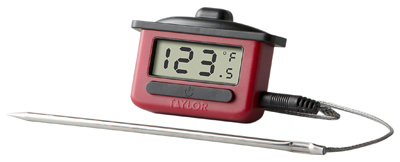 TAYLOR 9849 Probe Thermometer Digital Red