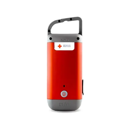 Eton ARCCR100R-SNG Hand Crank Flashlight Red LED Red