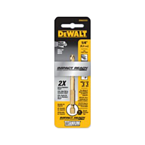 DeWalt DD5112 Titanium Impact Drill Bit, 3/16-In.