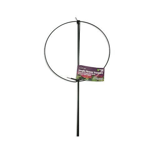 Luster Leaf 967-XCP12 Plant Stake Rings 18" H X 10 W Green Steel Green - pack of 12
