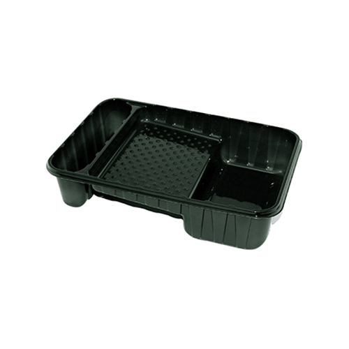 Trim Paint Tray Plastic 7.8" W X 12" L Disposable Black