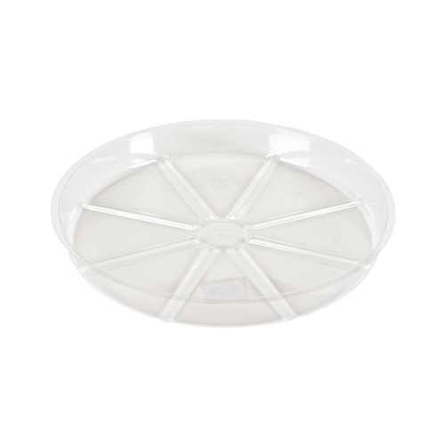 VUS Planter Saucer, 6 in Dia, Vinyl, Clear