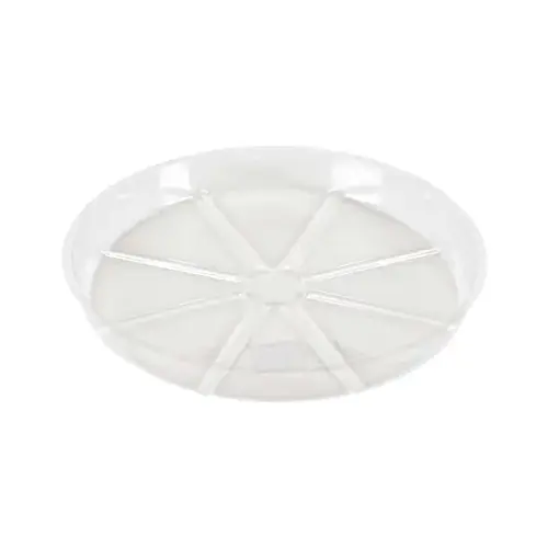 VUS Planter Saucer, 6 in Dia, Vinyl, Clear - pack of 50