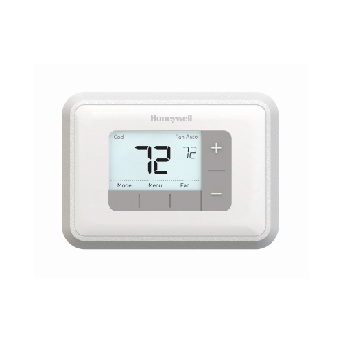 RTH6360 Series RTH6360D Programmable Thermostat, 24 V, Digital Display, White