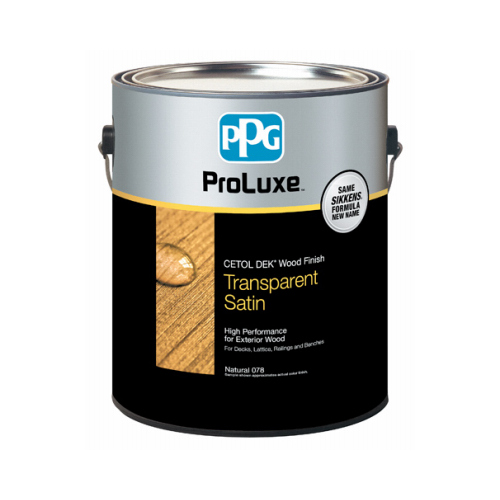 Proluxe Cetol Wood Finish, Transparent, Natural Oak, Liquid, 1 gal, Can