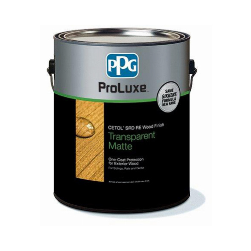 PPG SIK250-005.01 Proluxe Cetol SRD RE Wood Finish, Matte, Natural Oak, Liquid, 1 gal, Can