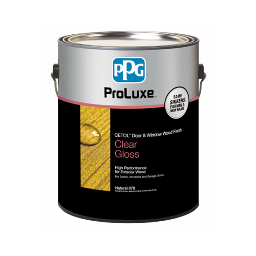 ProLuxe SIK48003.01 Wood Finish Transparent Clear Solvent-Based 1 gal Clear
