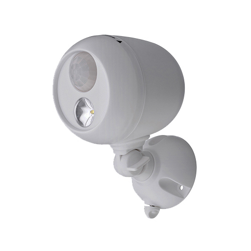 MR BEAMS/WIRELESS ENVIRONMENT LLC MB330-WHT-01-04 Motion-Sensing Spot Light, Wireless, 140 Lumens, White