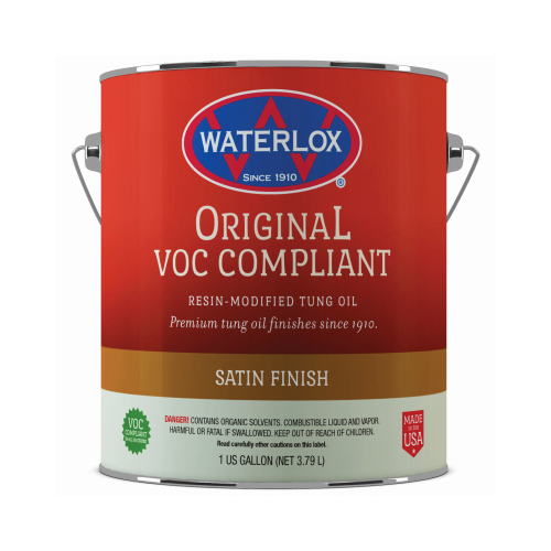 WATERLOX COATINGS CORP 16035-XCP4 GAL Sat VOC WD Finish - pack of 4
