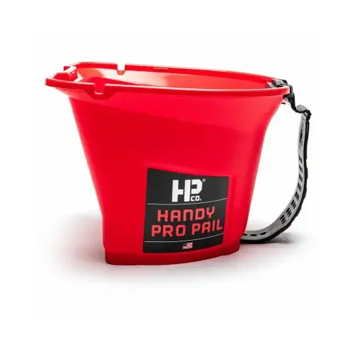 Handy Pro 3200-CC Paint Pail, Plastic Red