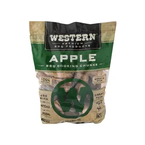Western Premium BBQ 28184 Grill Cooking Chunks, Apple, 549-Cu. In.
