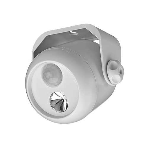 MR BEAMS/WIRELESS ENVIRONMENT LLC MB300-WHT-01-02 LED Mini Spot Light, Motion & Light Sensing, 80 Lumens, White