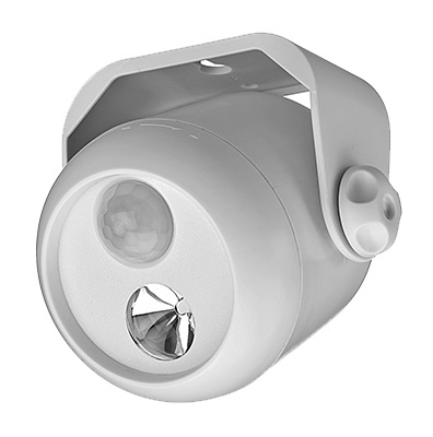 MR BEAMS/WIRELESS ENVIRONMENT LLC MB300-WHT-01-02 LED Mini Spot Light, Motion & Light Sensing, 80 Lumens, White