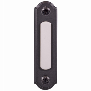 Antique Silver Doorbell Button by Quorum Lighting at Destination Lighting