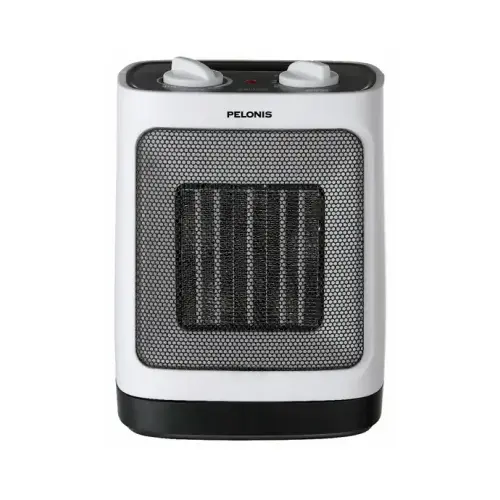 Pelonis HT-1003 Ceramic Heater, Oscillating, Adjustable Thermostat, 900/1500-Watt