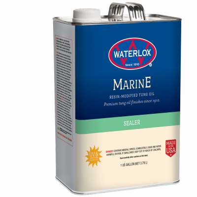 WATERLOX COATINGS CORP 23809 Marine Sealer, Medium Sheen, 1-Qt.