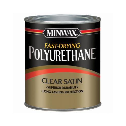 MINWAX COMPANY, THE 63010 Polyurethane Finish, Satin, 1-QT.