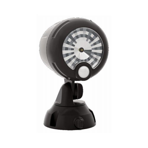 Motion Sensing Spot Light, Battery-Operated, 200 Lumens, Brown