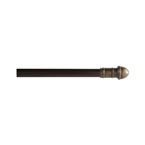 Kenney KN386/38NP Dresden Cafe Curtain Rod, Oil-Rubbed Bronze, 28 to 48-In.